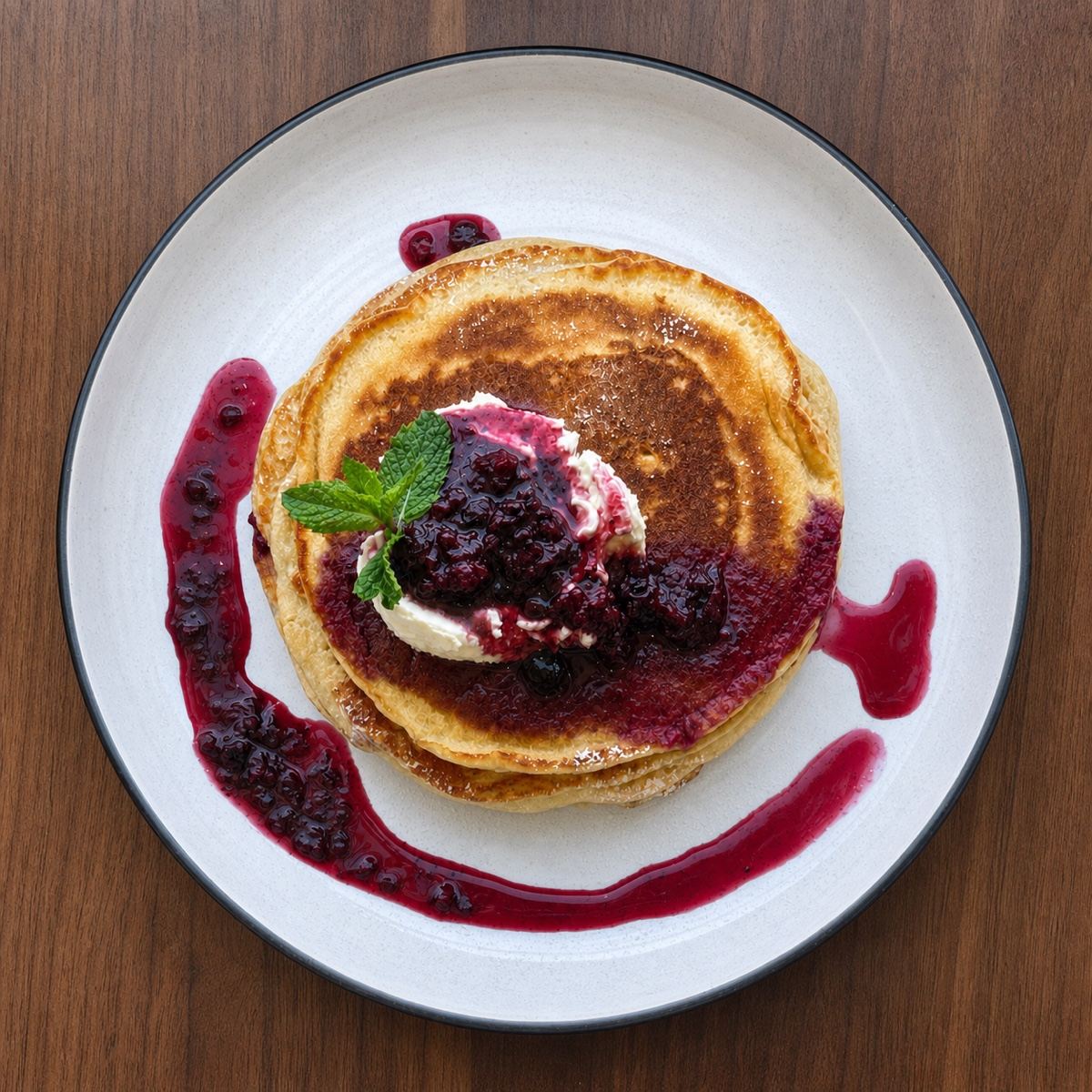 Mixed Berry Pancakes