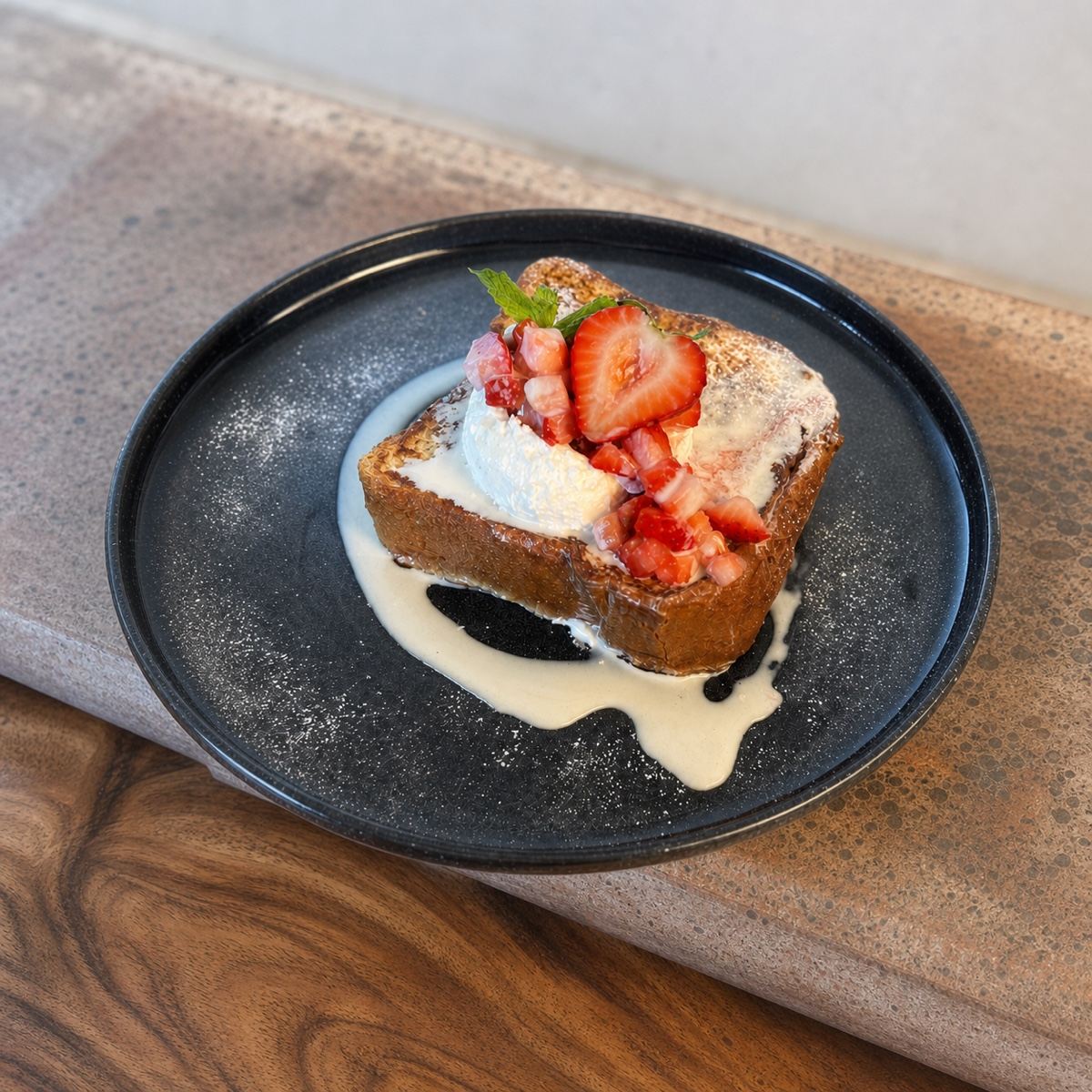 Strawberry French Toast &mdash; alternate view