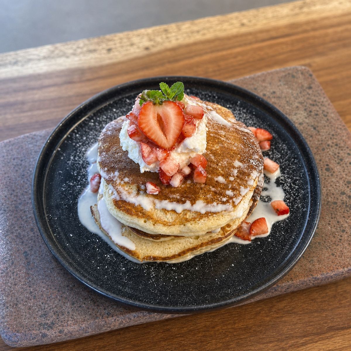 Strawberry Pancakes &mdash; alternate view